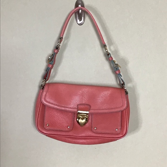 Lovcat Paris leather pink underarm baguette EUC y2k *Rare* - Picture 2 of 10